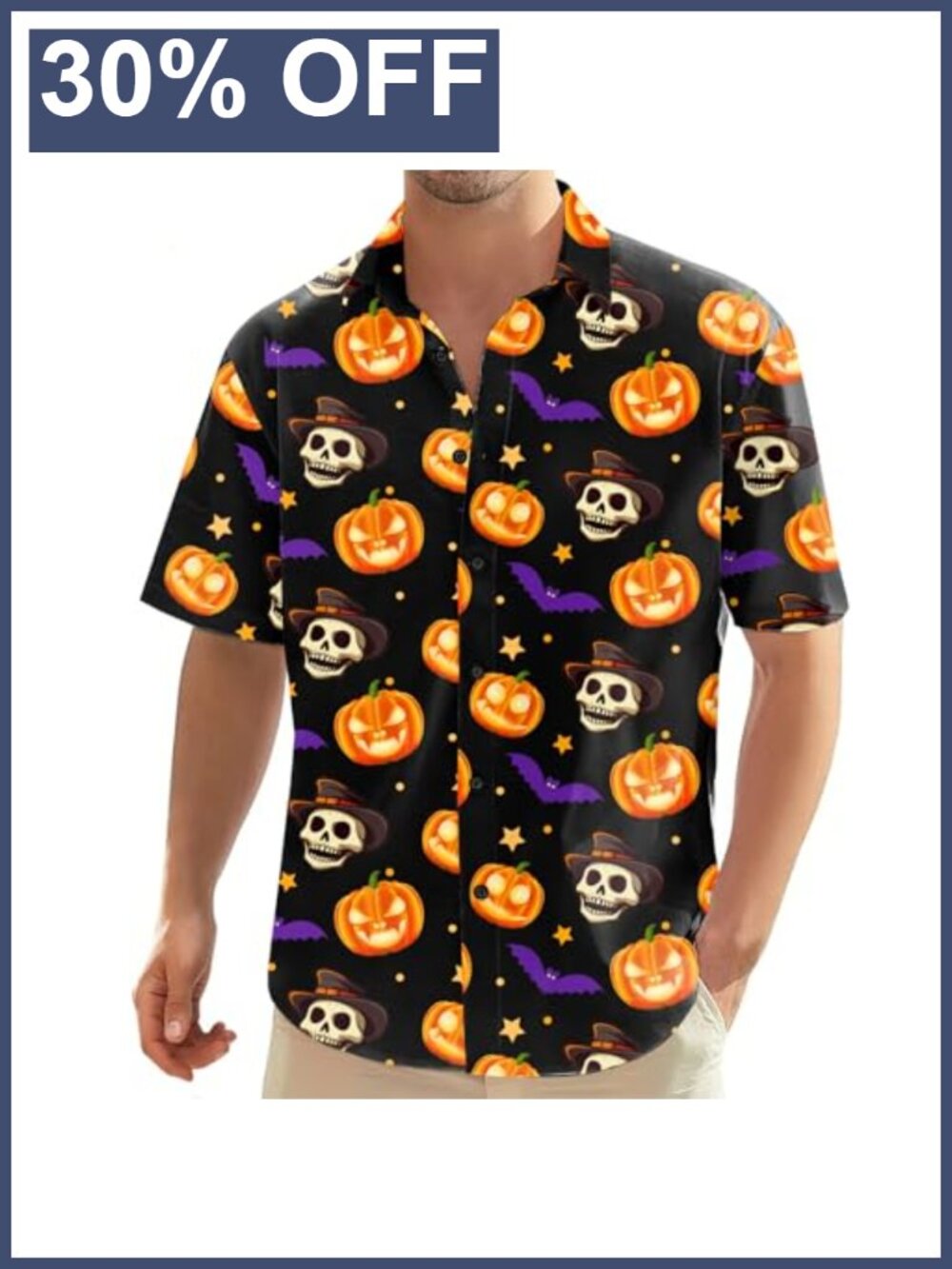 Men's Hawaiian Shirt Flamingo Floral Button Down Short Sleeve Casual Beach